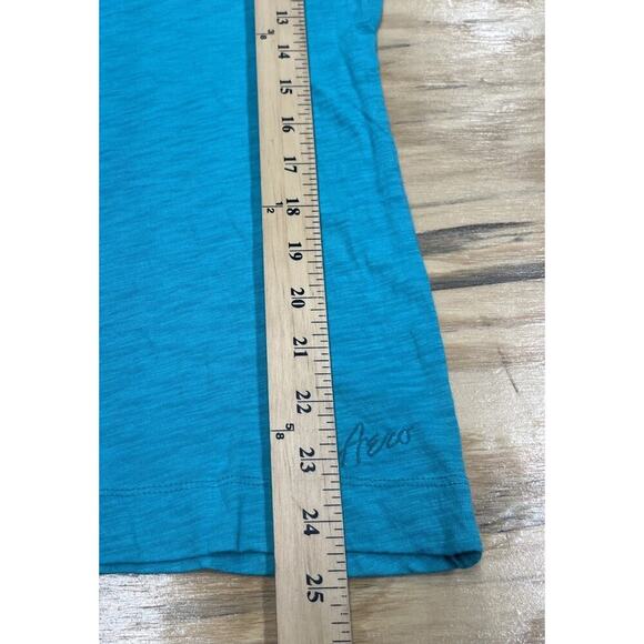 Aeropostale Y2K Women’s Tee Shirt Size Small Green Short Sleeve Burnout Top - Picture 9 of 9